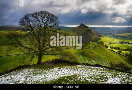 Winter Wolken im oberen Taube Tal Stockfoto