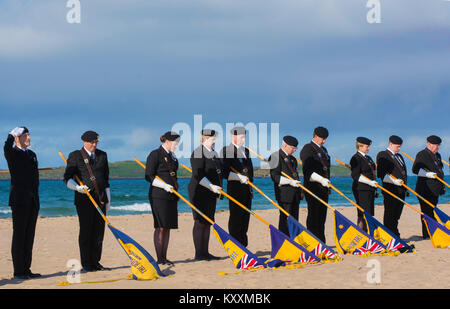 Royal Brittish Legion nur Akt der Erinnerung Portrush Airshow 2015 Editorial Stockfoto