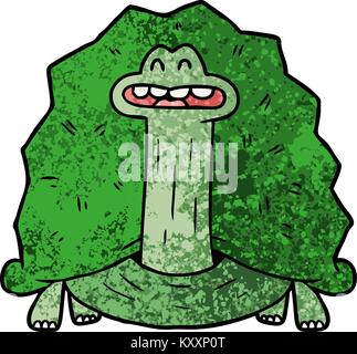 lustige Karikatur Schildkröte Stock Vektor
