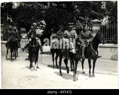 General Sir James Willcocks und seinen persönlichen Stab und Escort (Foto 24-193) Stockfoto