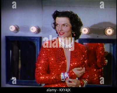 Standbild aus dem 1953 erschienenen Trailer Gentlemen Preference Blondes mit Marilyn Monroe und Jane Russell in einer Szene aus der klassischen amerikanischen Musikkomödie von Howard Hawks. Stockfoto