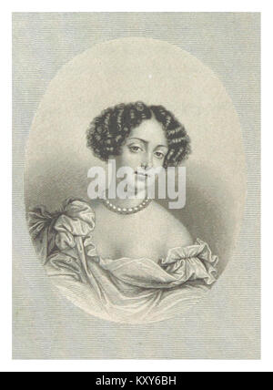 GIESINGER (Bd2) p538 Marie Angélique de Scoraille de Roussille, Duchesse de Fontangen Stockfoto