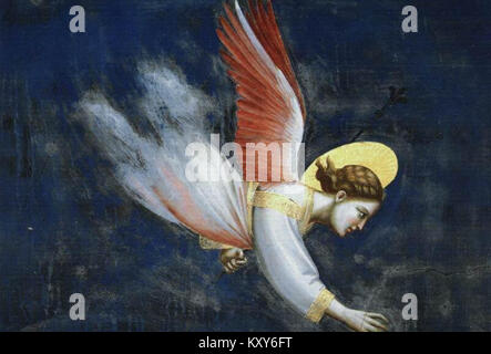 Giotto di Bondone - Szenen aus dem Leben des Joachim - 5. Joachim's Dream (Detail) - WGA 09252 Stockfoto