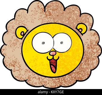 cartoon lion face Stock Vektor