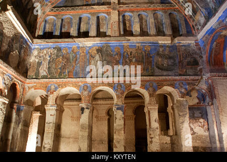 Türkei - Januar 01: Kirche der Schnalle (Tokali Kilise). Interieur mit Fresken geschmückt. 10. bis 11. Jahrhundert. (Unesco World Heritage List, 1985) Stockfoto