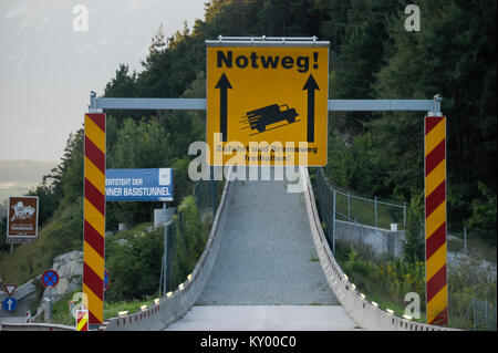 A13 Brennerautobahn in Tirol, Österreich. 8. August 2016 © wojciech Strozyk/Alamy Stock Foto Stockfoto