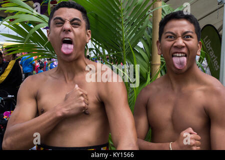 Auckland, Neuseeland. Waitangi Day Festival Stockfoto