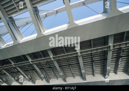 Tokio Fluss, Tsukiji-Ohashi Brücke, Sumida River, Tokio, Tokyo, Japan Stockfoto