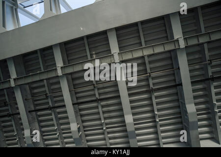 Tokio Fluss, Tsukiji-Ohashi Brücke, Sumida River, Tokio, Tokyo, Japan Stockfoto