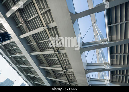 Tokio Fluss, Tsukiji-Ohashi Brücke, Sumida River, Tokio, Tokyo, Japan Stockfoto