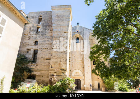 Maguelone Kathedrale, eine ehemalige römisch-katholische Kirche in der Herault Abteilung im Süden Frankreichs Stockfoto