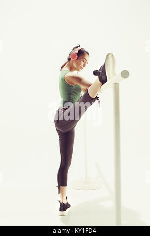 Die Frau in der Dance Hall im Ballet Maschine Stockfoto