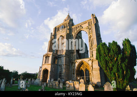 Crowland Ruinen der Abtei in Crownland, Lincolnshire. Stockfoto