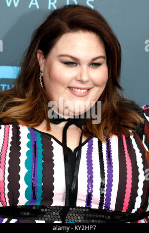 Chrissy Metz besucht die 23. jährliche Critics' Choice Awards auf der Barker Hangar am 11. Januar in Santa Monica, Kalifornien 2018. Stockfoto