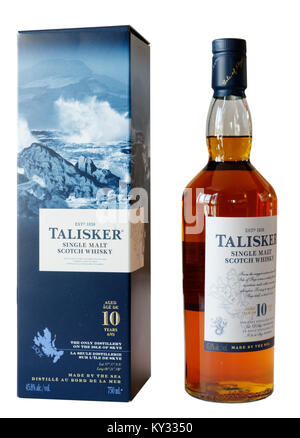 Talisker Single Malt Scotch Stockfoto