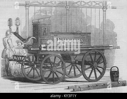 Fire Engine - von Shand und Mason. London 1851. Die Illustrated London News Stockfoto