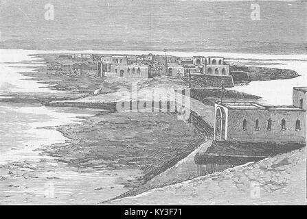 ERITREA Tawaloot, Massawa am Roten Meer 1885. Die Grafik Stockfoto