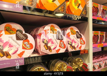 Unter dem Motto Candy in Hershey's Chocolate World Times Square, New York Stockfoto