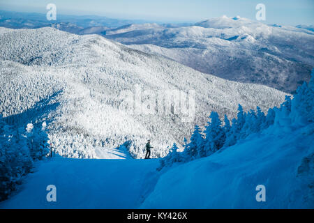 Sugarbush Erholungsort, Sugarbush Nord, Warren, VT, grünen Bergen. Stockfoto