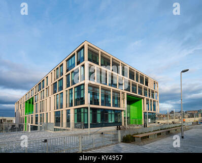 Neue Boroughmuir High School kurz vor der Fertigstellung in Edinburgh, Schottland, Vereinigtes Königreich. Stockfoto