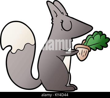 Cartoon-Eichhörnchen Stock Vektor