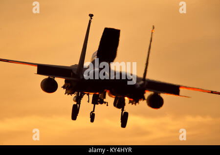 US Air Force McDonnell Douglas F-15E Strike Eagle Stockfoto