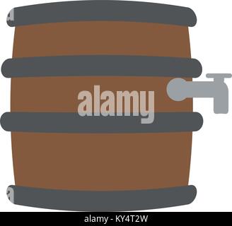 Barrel Bier Symbol Stock Vektor