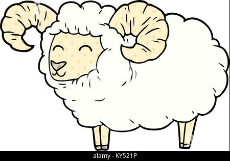 Cartoon-ram Stock Vektor