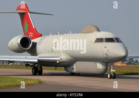 Raytheon Sentinel R1 Airborne Battlefield und Ground Surveillance Flugzeuge, die von der Royal Air Force betrieben. Auf der Grundlage der Bombardier Global Express Stockfoto