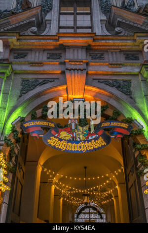 Weihnachtszeit in München, Bayern Stockfoto