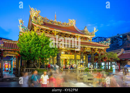 Lungshan Tempel von Manka in Taipei, Taiwan Stockfoto