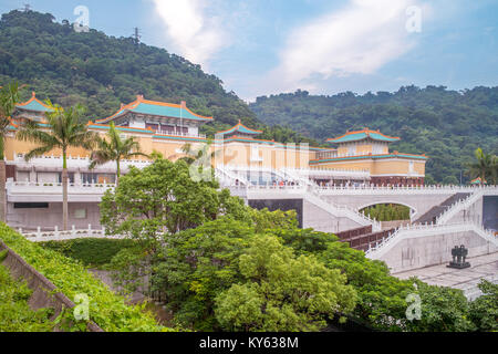 National Palace Museum in Taipeh Stockfoto