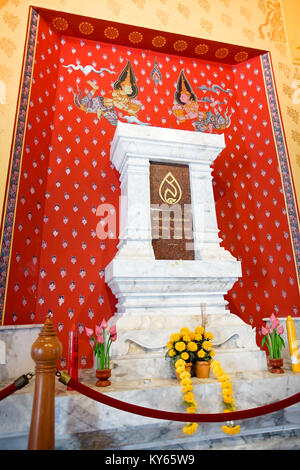 CHIANG RAI, THAILAND - Dezember 21, 2017: Innenansicht des Sinakarintra Mahasantikhiri Stit Pagode ist in Doi Mae Salong, Chiang Rai Thailand. Es ist sehr Stockfoto