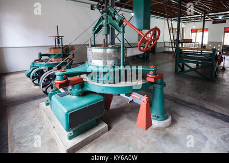 KANDY, SRI LANKA - 19. FEBRUAR 2017: Anlagen im Ceylon Tee Museum. Ceylon Tee Museum ist in Kandy, Sri Lanka Stockfoto