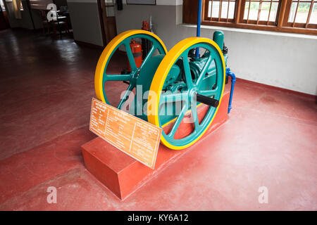 KANDY, SRI LANKA - 19. FEBRUAR 2017: Anlagen im Ceylon Tee Museum. Ceylon Tee Museum ist in Kandy, Sri Lanka Stockfoto