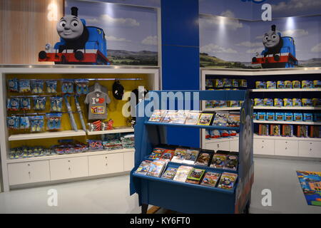 Puteri Harbour, Malaysia - Feb 2013: Sanrio Hello Kitty Stadt In Puteri Harbour, Malaysia in Mar 2013 in Malaysia. Sanrio Hello Kitty Stadt Malaysia ist Stockfoto