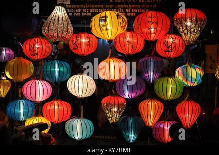 Laternen AUF VERKAUF, Hoi An, Vietnam Stockfoto