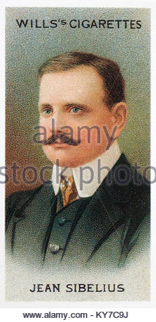 Jean Sibelius war eine finnische Komponist und Violinist, 1865 - 1957 Stockfoto