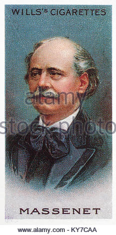 Jules Massenet war ein französischer Komponist 1842 - 1912 Stockfoto