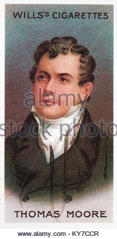 Thomas Moore war ein irischer Dichter und Sänger, 1779 - 1852 Stockfoto