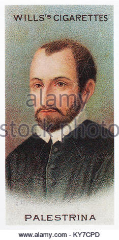 Giovanni Pierluigi da Palestrina war ein italienischer Komponist 1525 - 1594 Stockfoto