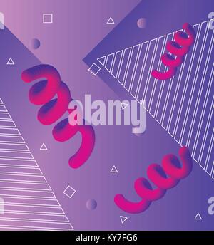 Memphis Design Stock Vektor