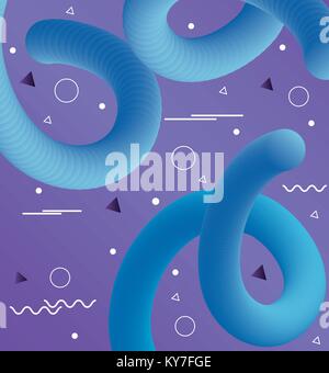 Memphis Design Stock Vektor