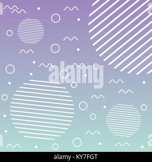 Memphis Design Stock Vektor