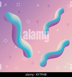 Memphis Design Stock Vektor