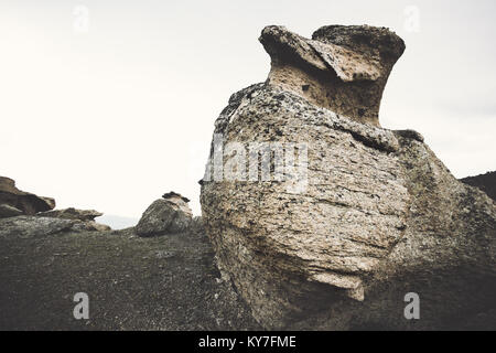 Rocky Pilze - wie Steine in Berge Landschaft Reisen anzeigen ruhige Landschaft der wilden Natur Stockfoto