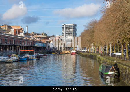 Hafen von Bristol in der Nähe der Innenstadt westlich von England Stockfoto