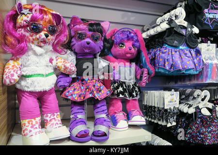 Build-A-Bear Workshop an der West 34th Street, New York, USA Stockfoto