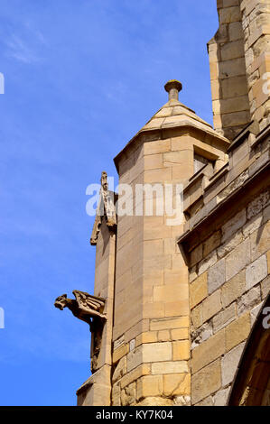 Gargoyle auf der historischen Kirche von England St Mary's church in York. Stockfoto