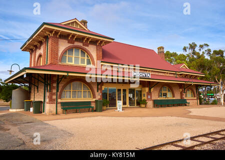 Moonta Mines Railway, moonta Bahnhof, South Australia, Australien Stockfoto